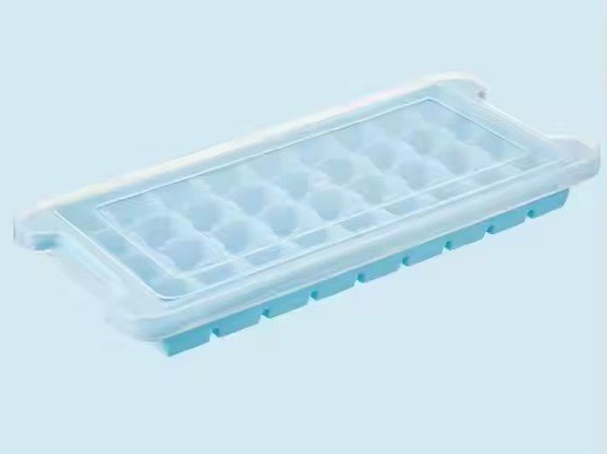 24 - Grid Square Ice Cube Tray, Silicone Bottom - XUANMAN