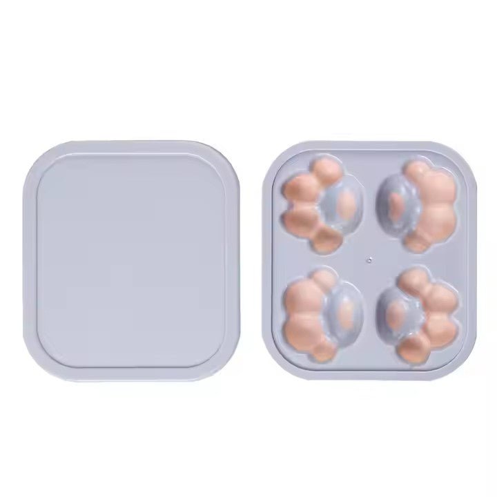 4 - Grid Paw Shape Ice Tray - XUANMAN