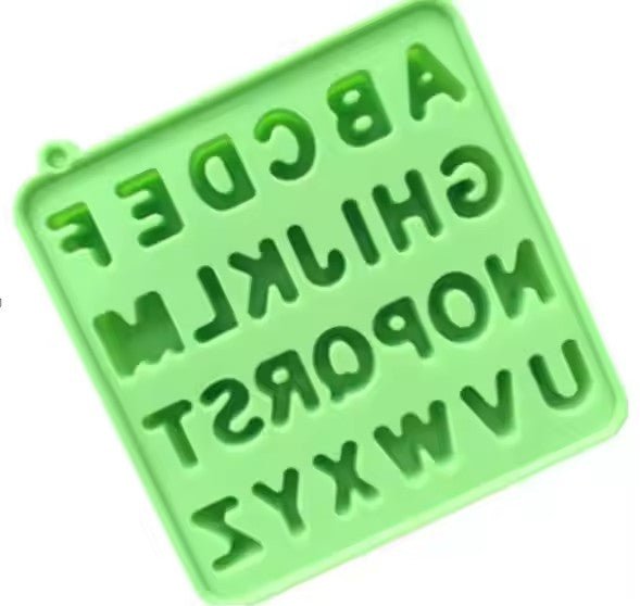 Alphabet Ice Cube Tray, Silicone, 26 - Grids - XUANMAN