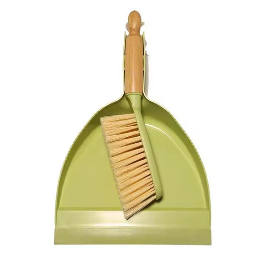 Bamboo Handle Dustpan & Brush Set - XUANMAN
