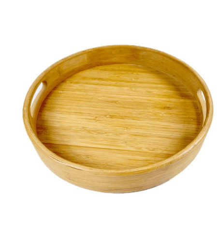 Bamboo Rotating Storage Tray - XUANMAN