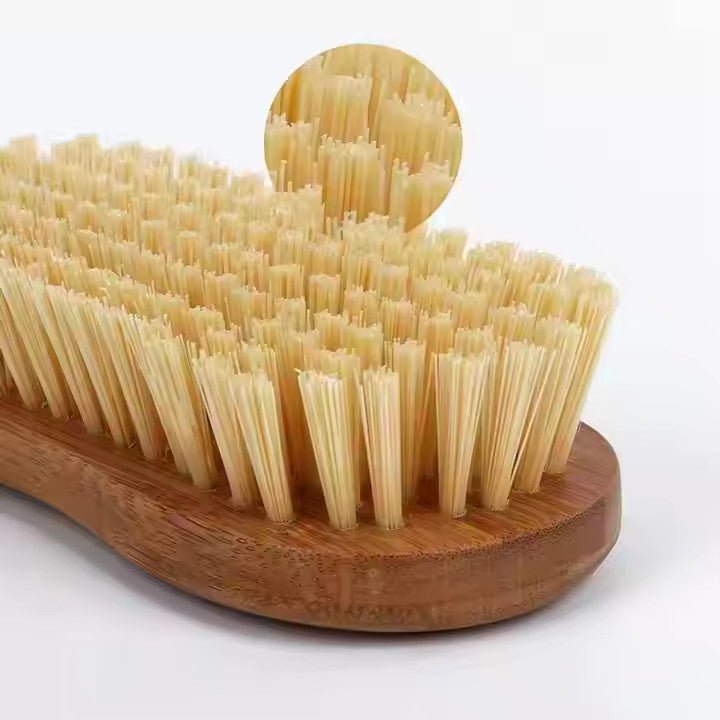 Bamboo Shoe Cleaning Brush with PET Bristles - XUANMAN