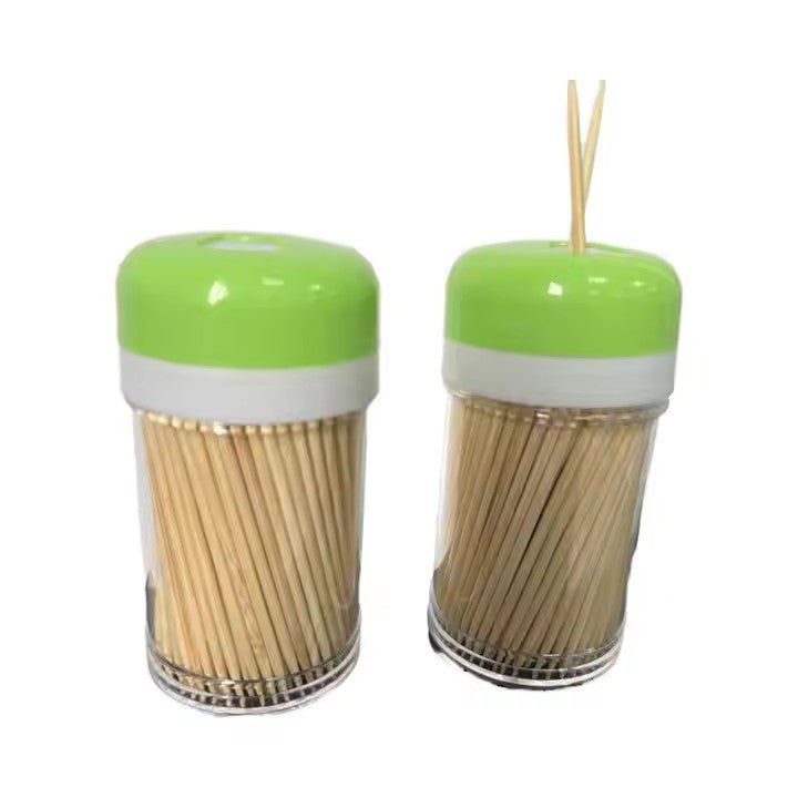 Bamboo Toothpicks with Dispenser, Eco - Friendly - XUANMAN