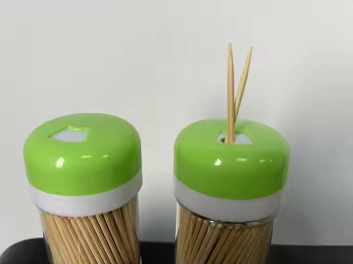 Bamboo Toothpicks with Dispenser, Eco - Friendly - XUANMAN