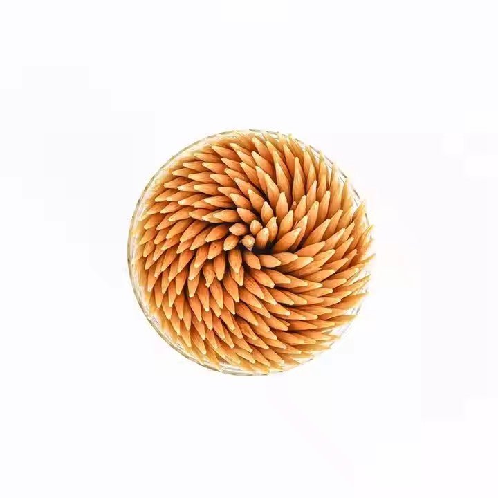 Bamboo Toothpicks with Dispenser, Eco - Friendly - XUANMAN