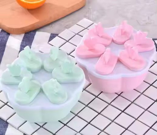 Cute Ice Pop Mold, 6 Grids - XUANMAN