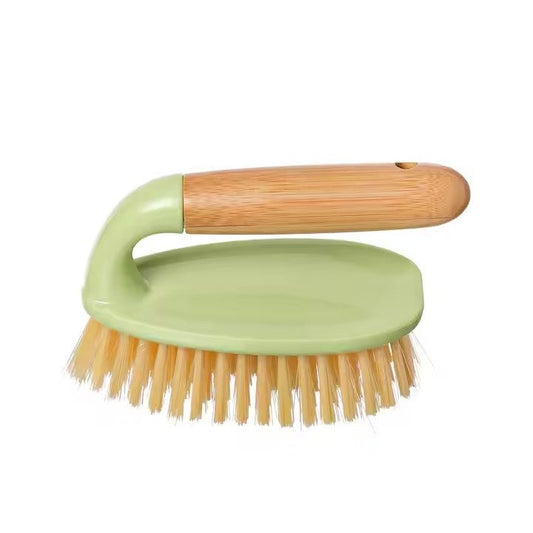 Ergonomic Bamboo Handle Scrub Brush - XUANMAN