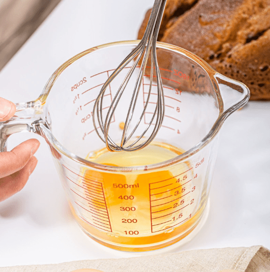 Glass Measuring Cup with Handle, Heat Resistant - XUANMAN