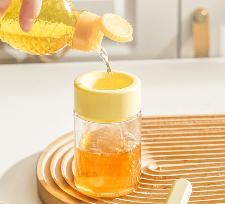 Glass Oil Dispenser Bottle with Silicone Brush - XUANMAN