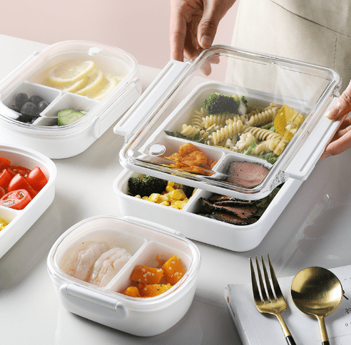 Kids Bento Lunch Box, Leakproof, 3 Sizes - XUANMAN