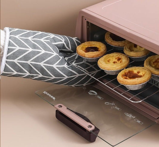 Kitchen Oven Mitt and Pot Holder Set, Heat Resistant - XUANMAN