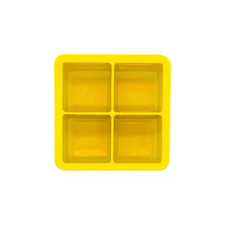 Large Silicone Ice Cube Tray, 4 - Grid Square - XUANMAN
