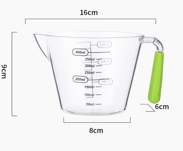 Plastic Measuring Cup with Handle, Food Grade - XUANMAN