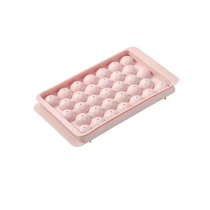 PP Round Ice Cube Tray, 33 Grid - XUANMAN