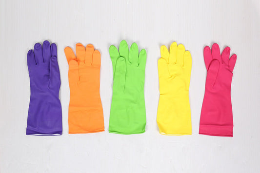 Reusable Household Cleaning Gloves, Waterproof - XUANMAN