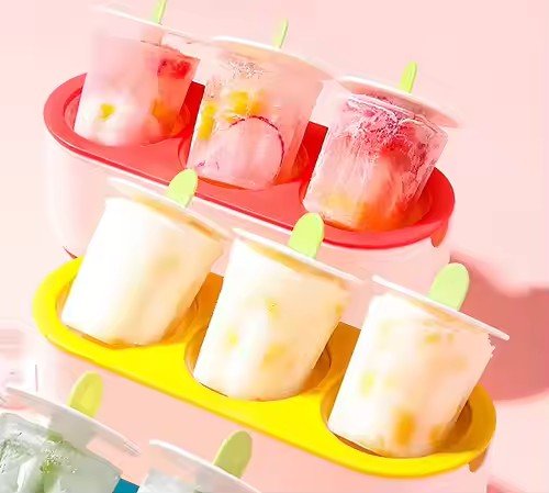 Reusable Ice Pop Maker, 3 - grid - XUANMAN