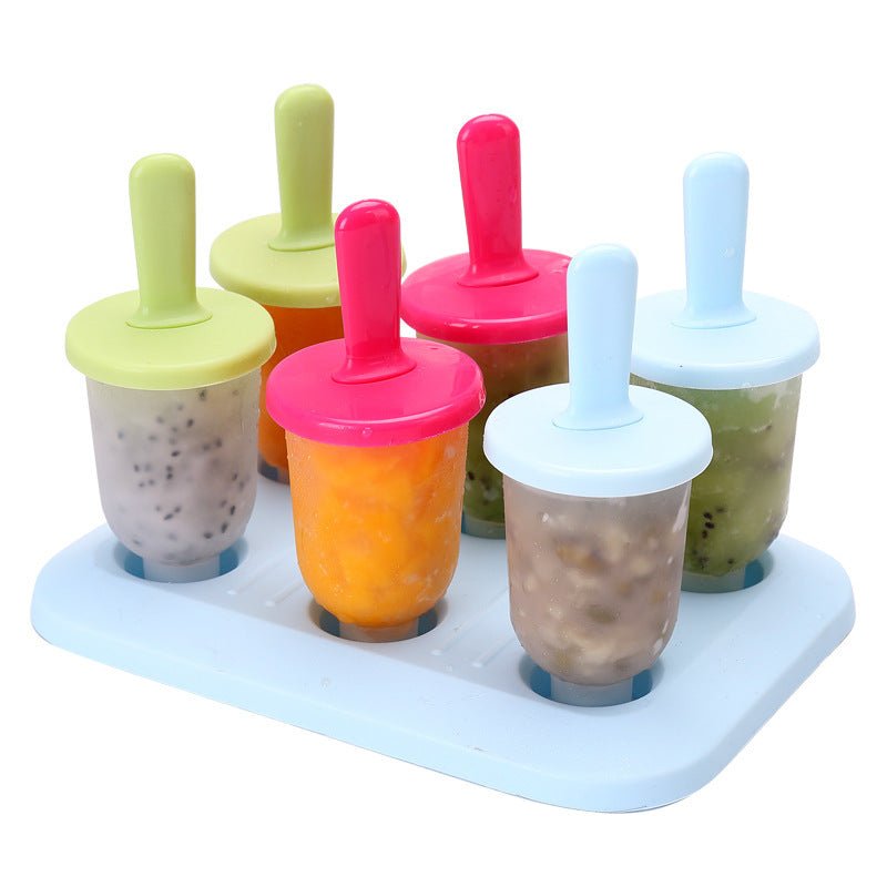 Reusable Ice Pop Maker 6 - grid - XUANMAN