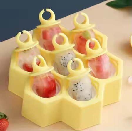 Ring - Shaped Ice Mold, 7 Grids, TPR+PP - XUANMAN
