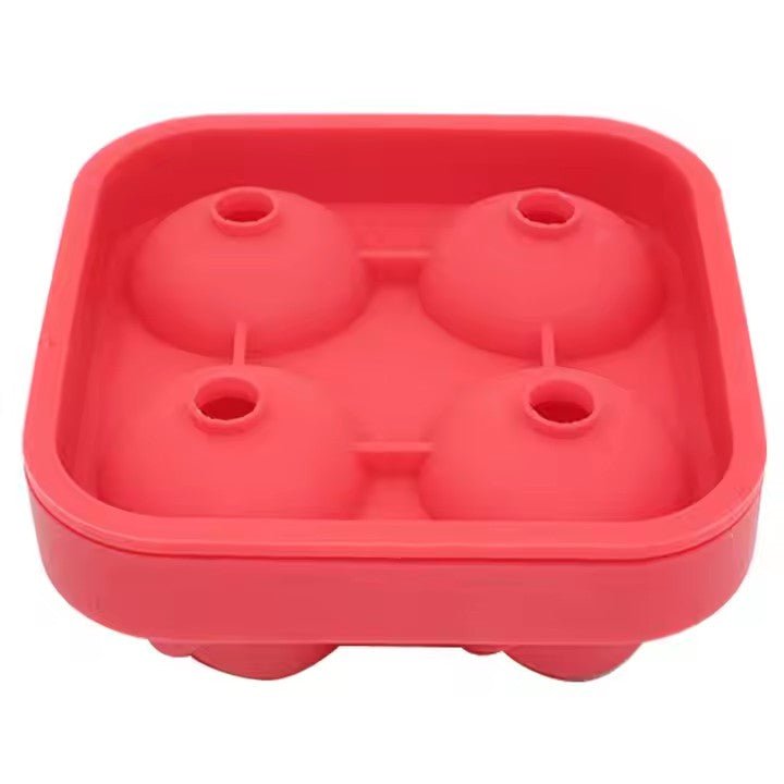 Rose Shape Silicone Ice Cube Tray, 4 Grid - XUANMAN