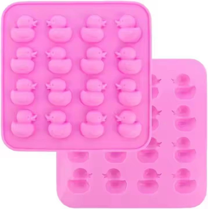 Silicone Duck Ice Cube Tray, 24 - Grid - XUANMAN