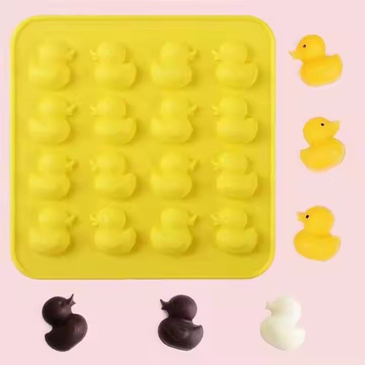 Silicone Duck Ice Cube Tray, 24 - Grid - XUANMAN