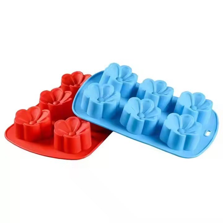 Silicone Flower Ice Cube Tray, 6 - Grid - XUANMAN