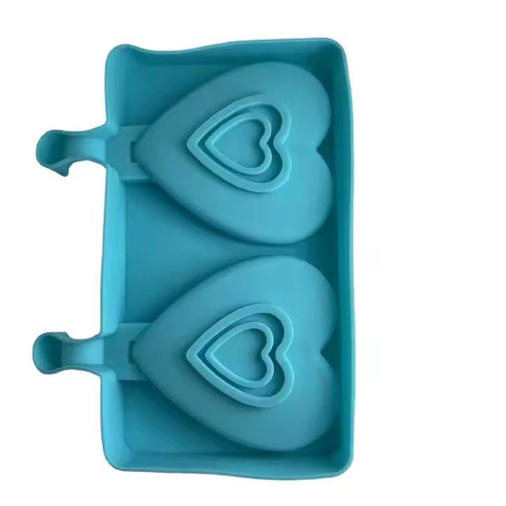 Silicone Heart - Shaped Ice Mold, 2 Cavities - XUANMAN