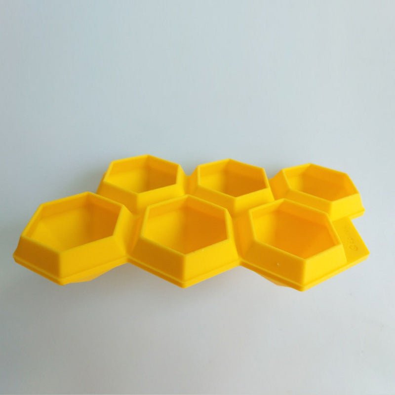 Silicone Hexagon Ice Cube Tray, 6 - Grid - XUANMAN