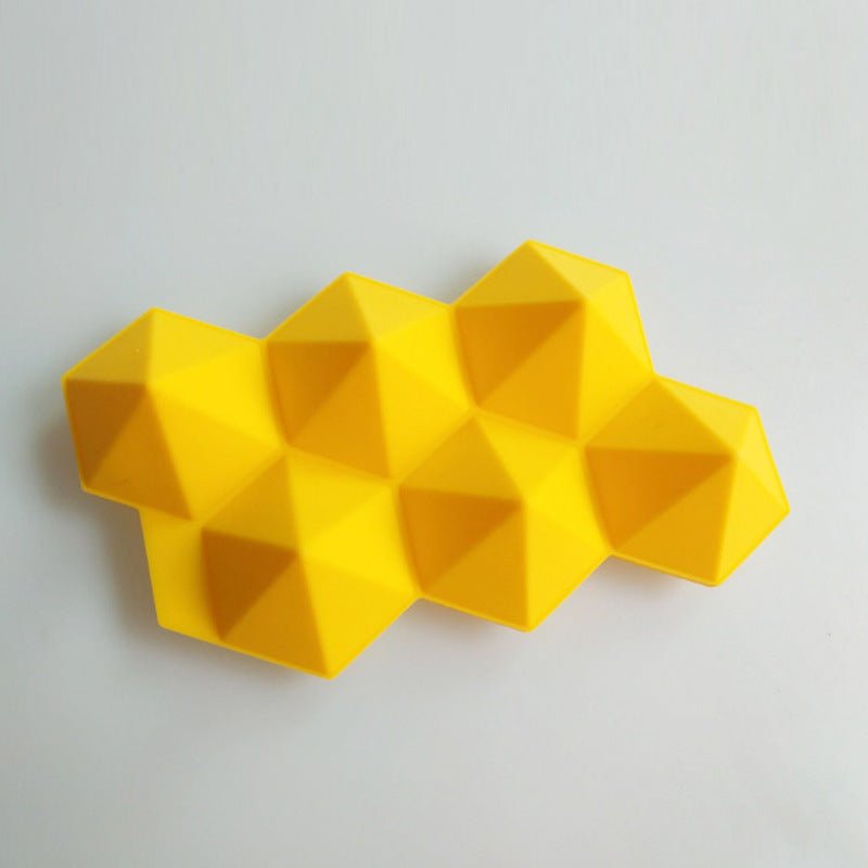 Silicone Hexagon Ice Cube Tray, 6 - Grid - XUANMAN
