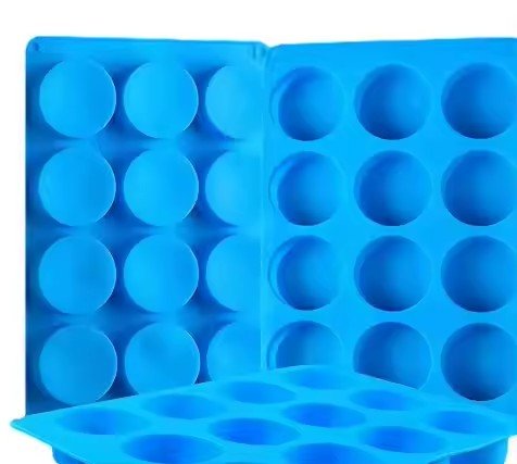 Silicone Round Ice Cube Tray, 12 Grids - XUANMAN