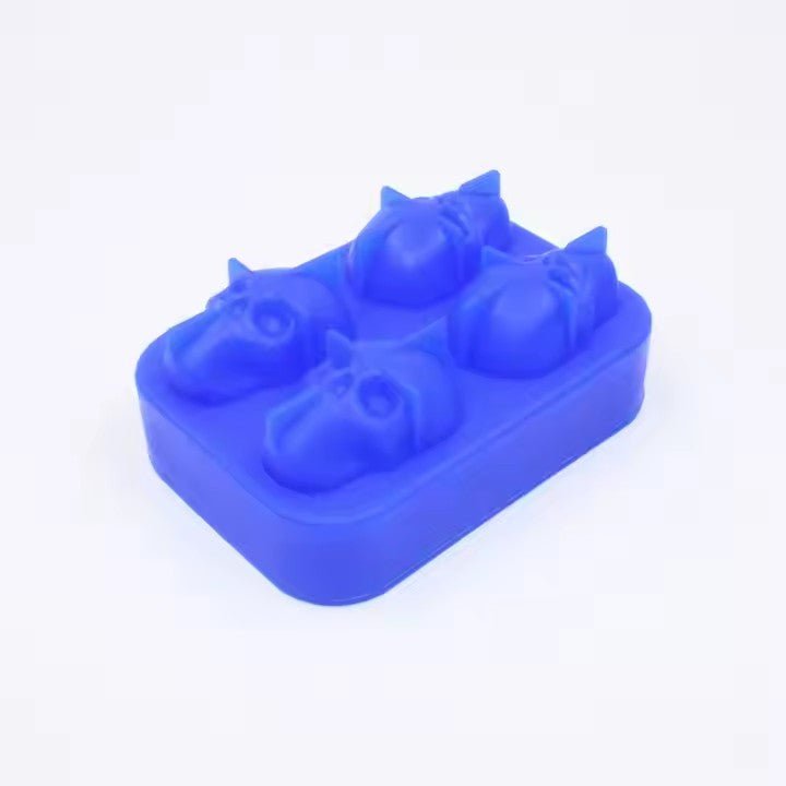 Skull Silicone Ice Mold, 4 - Grid - XUANMAN