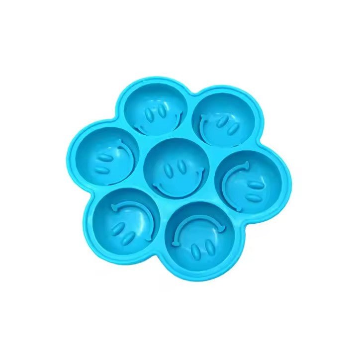 Smiley Face Silicone Ice Cube Tray - XUANMAN