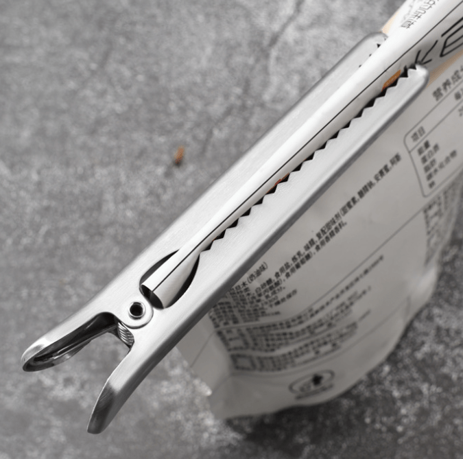 Stainless Steel Food Bag Clips, 2 Sizes - XUANMAN