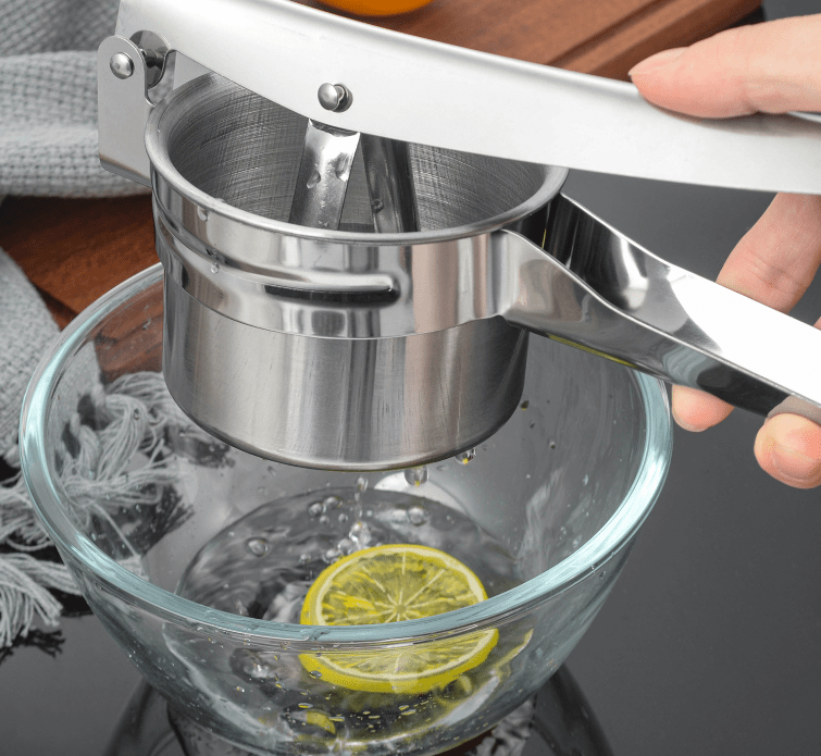 Stainless Steel Potato Ricer & Juicer, 3 Discs - XUANMAN