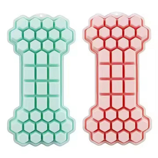 Bone - Shaped Ice Tray, Silicone, 30 - Grid - XUANMAN