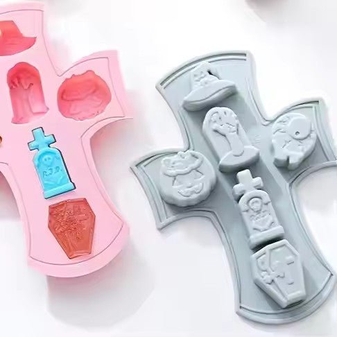 Christmas Silicone Ice Cube Tray, 4 Grids - XUANMAN