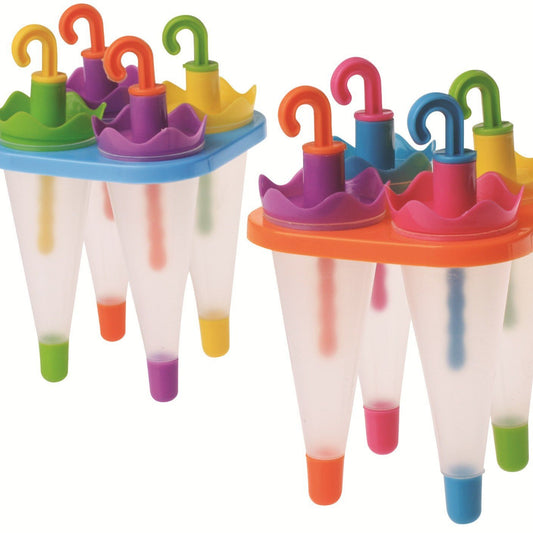 Colorful Umbrella Ice Pop Mold, 6 - Grid - XUANMAN