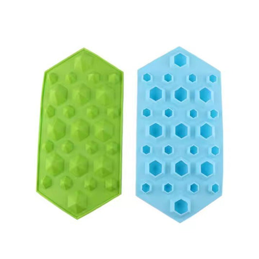 Diamond - Shaped Ice Cube Tray, 27 Grids - XUANMAN