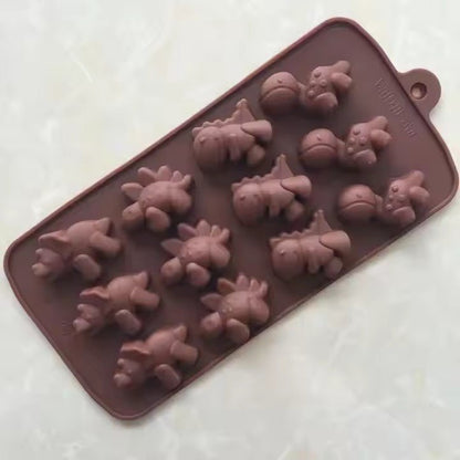 Dinosaur Ice Cube Tray, Silicone - XUANMAN