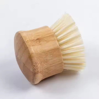 Dish Brush, Round Bamboo Handle - XUANMAN