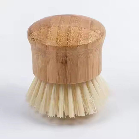 Dish Brush, Round Bamboo Handle - XUANMAN