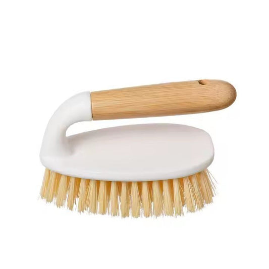 Ergonomic Bamboo Handle Scrub Brush - XUANMAN