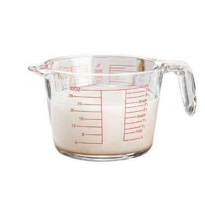 Glass Measuring Cup with Handle, Heat Resistant - XUANMAN