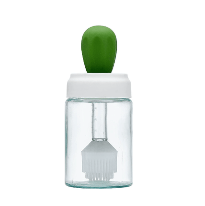 Glass Oil Bottle with Silicone Brush for Cooking - XUANMAN