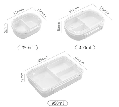 Kids Bento Lunch Box, Leakproof, 3 Sizes - XUANMAN