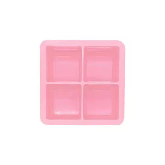Large Silicone Ice Cube Tray, 4 - Grid Square - XUANMAN