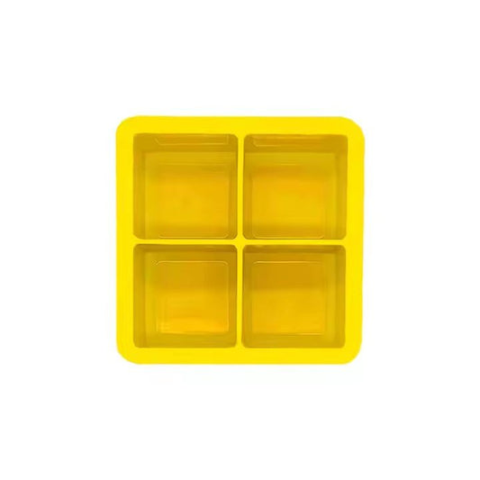 Large Silicone Ice Cube Tray, 4 - Grid Square - XUANMAN