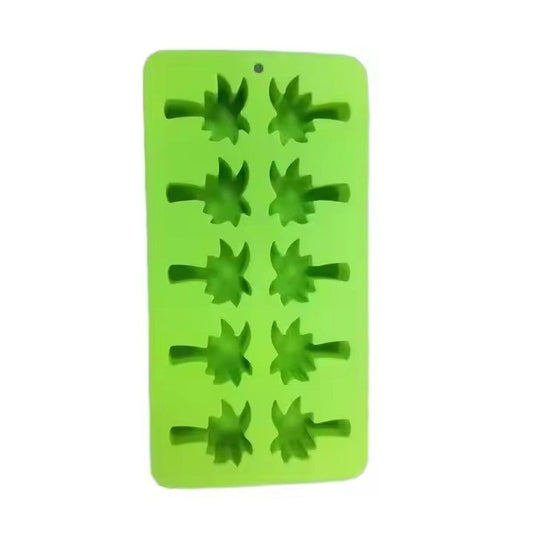 Palm Tree Silicone Ice Cube Tray, 10 - Grid - XUANMAN