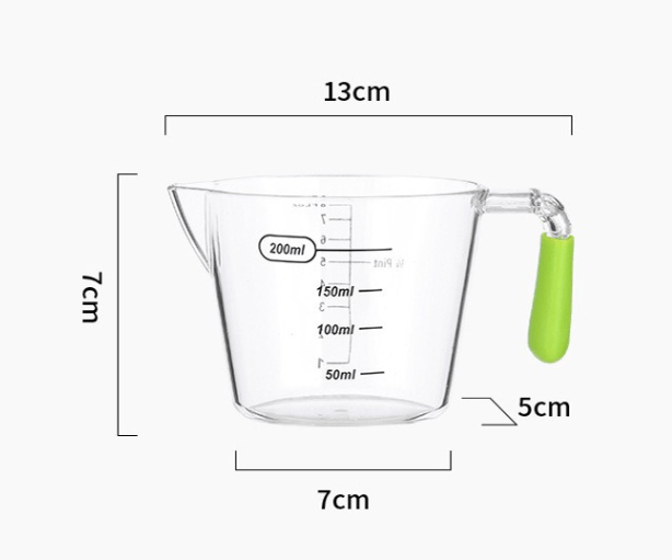 Plastic Measuring Cup with Handle, Food Grade - XUANMAN