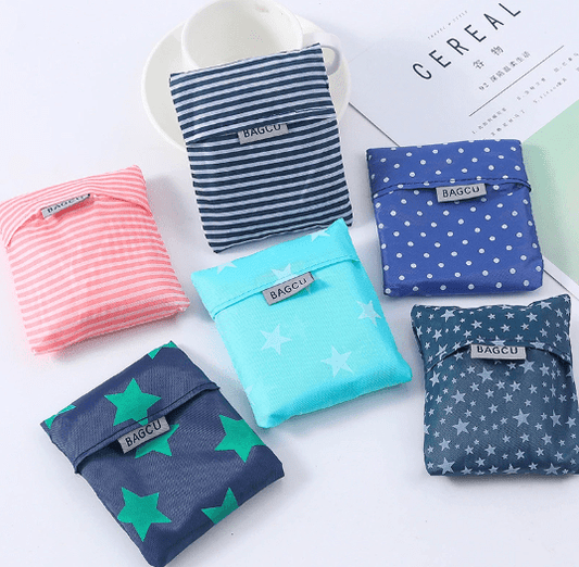 Reusable Foldable Shopping Bag, Polyester - XUANMAN